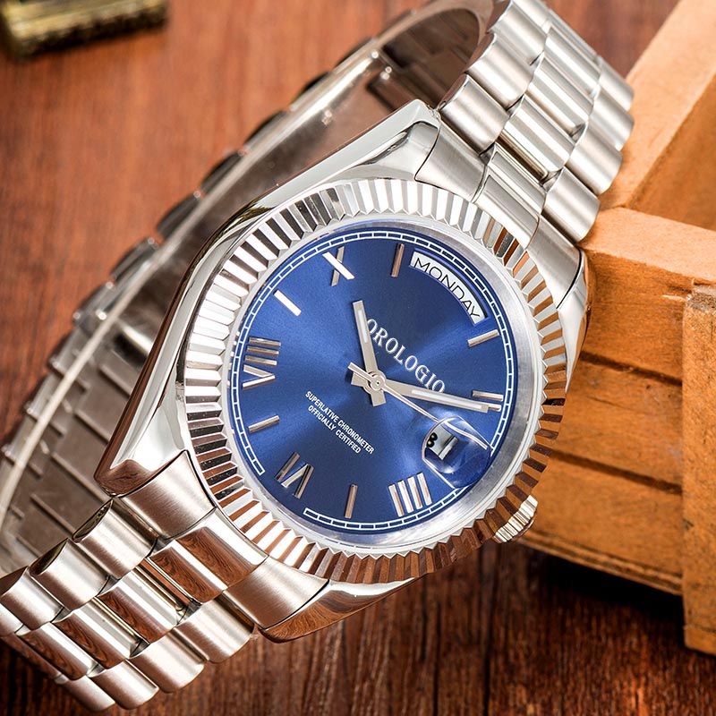 montre de luxe Mens Watches 41mm Automatic Movement full Stainless Watches 2813 Mechanical watches Luminous - 2 of 9