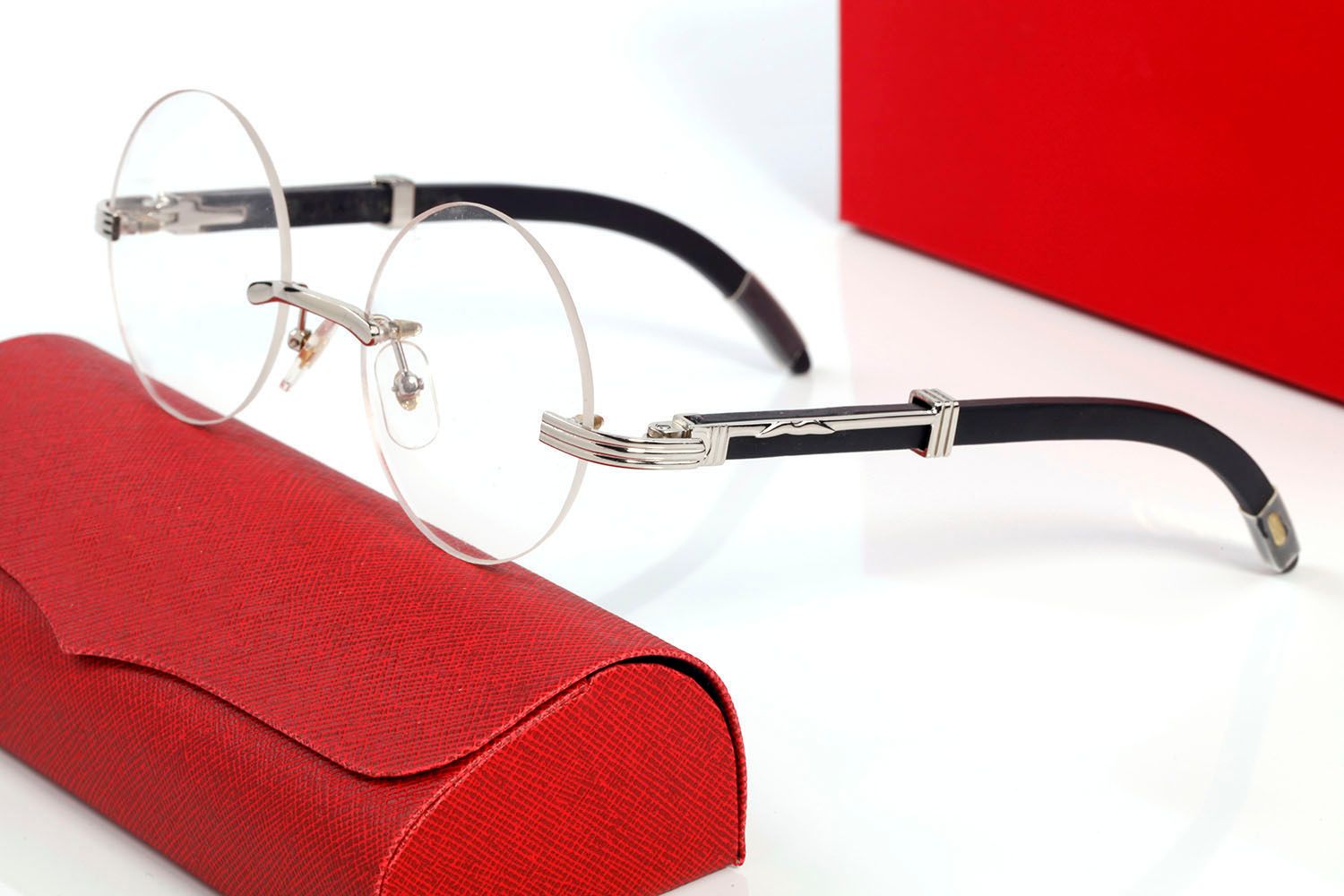 luxury brand sunglasses designer women glasses man buffalo horn sunglass woman mens full rim round wooden vintage polit glasses high quality new shades eyeglasses - 5 of 9
