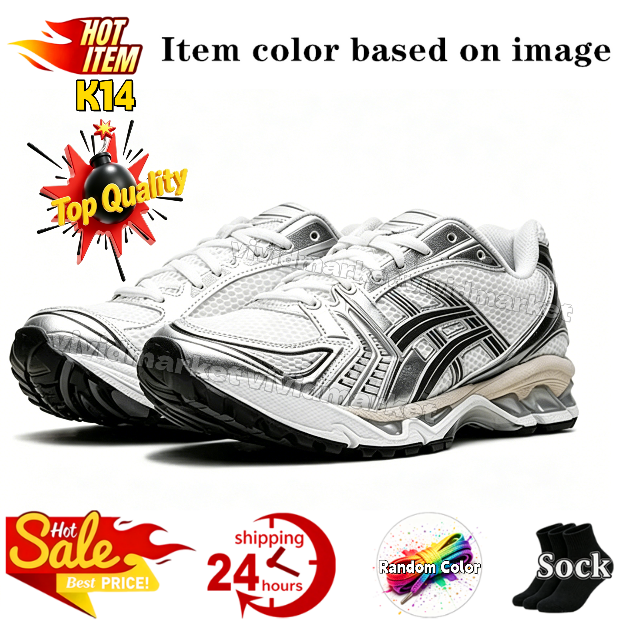 Designer Running Shoes Gels Nyc Mens Womens Cream Solar Power Pure Sier Outdoor Sneakers Sports Athleisure Trainers Fashion Daily Outfit With Box 36-47 - 2 of 8