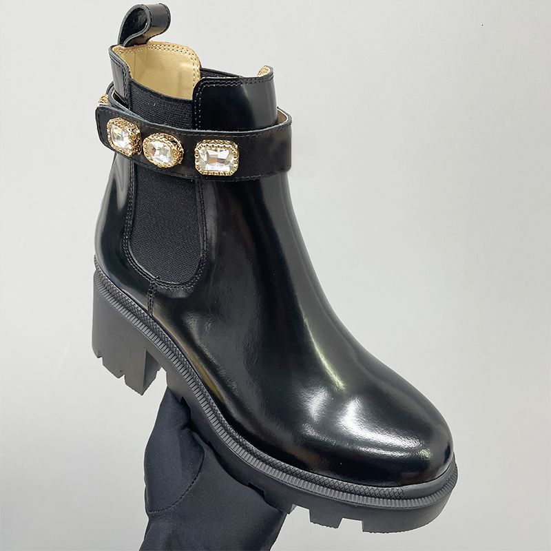 2026 New Designer Star Trail Ankle Boots Women High Heels Boot Classic Martin Desert Boots Girls Lady Suede Leather Boots Print Letter Platform Boot Shoes 013 - 6 of 8