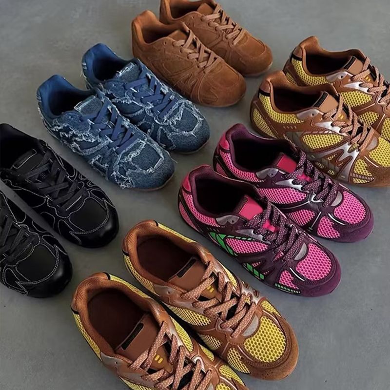 72 Spring Sneaker Women Designer Mj Shoes Fashion Y2K Running Shoes Color Block Flat Trainers Breathable Mesh Casual Athletic Shoes 1182 - 7 of 8