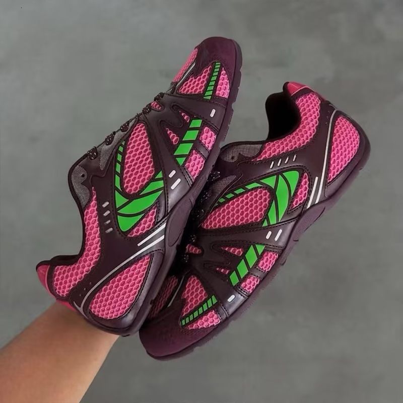 72 Spring Sneaker Women Designer Mj Shoes Fashion Y2K Running Shoes Color Block Flat Trainers Breathable Mesh Casual Athletic Shoes 1182 - 6 of 8