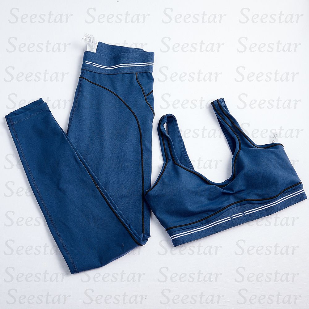 Women Gym Set Sports Bra Gym Top Leggings Tummy Control Workout Exercise Fitness Wea Outfit Fitness Running Training Wear - 5 of 8