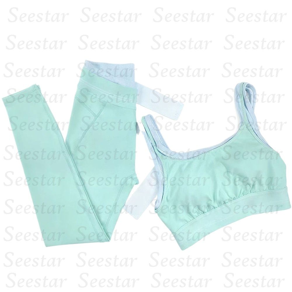 Women Gym Set Sports Bra Gym Top Leggings Tummy Control Workout Exercise Fitness Wea Outfit Fitness Running Training Wear - 2 of 8