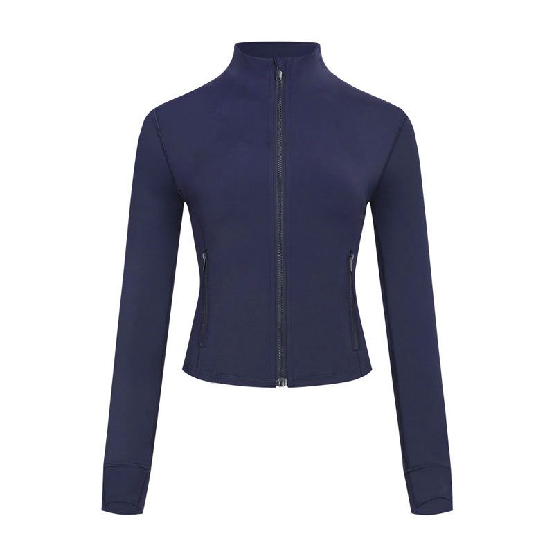 2Pc Gym Set Cropped Jacket Gym Clothe Woman Crop Jacket Women Leggings Run Short Workout Outfits Fitness Leggings for Woman Designer - 6 of 8