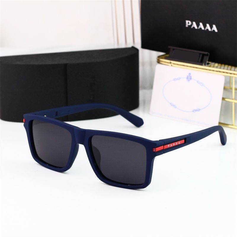 luxury Sunglasses Designer letter womens Mens Goggle senior Eyewear For Women eyeglasses frame Vintage Metal Sun Glasses With Box - 3 of 6