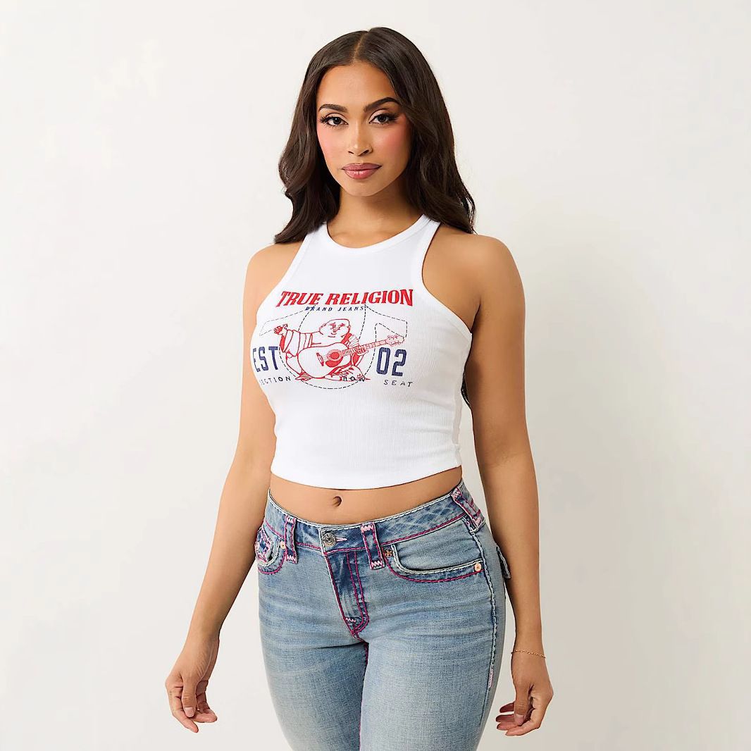 Designer Women's Tanks European American Street Fashion Letter Printed Pit Vest Summer Women Casual Y2k Cropped Tank Tops Tees - 3 of 7