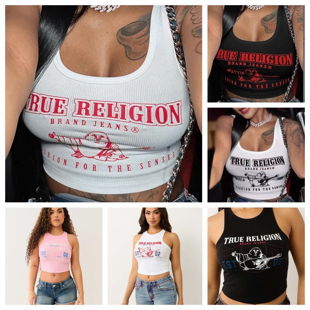 Designer Women's Tanks European American Street Fashion Letter Printed Pit Vest Summer Women Casual Y2k Cropped Tank Tops Tees - 2 of 7