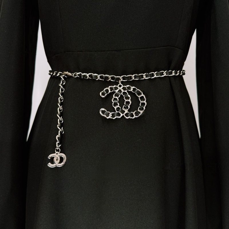 Fashion Joker Woven Chain Lady Accessories Waist Chain with Suit Skirt Trend Senior Lady Decorative Waist Chain - 2 of 4