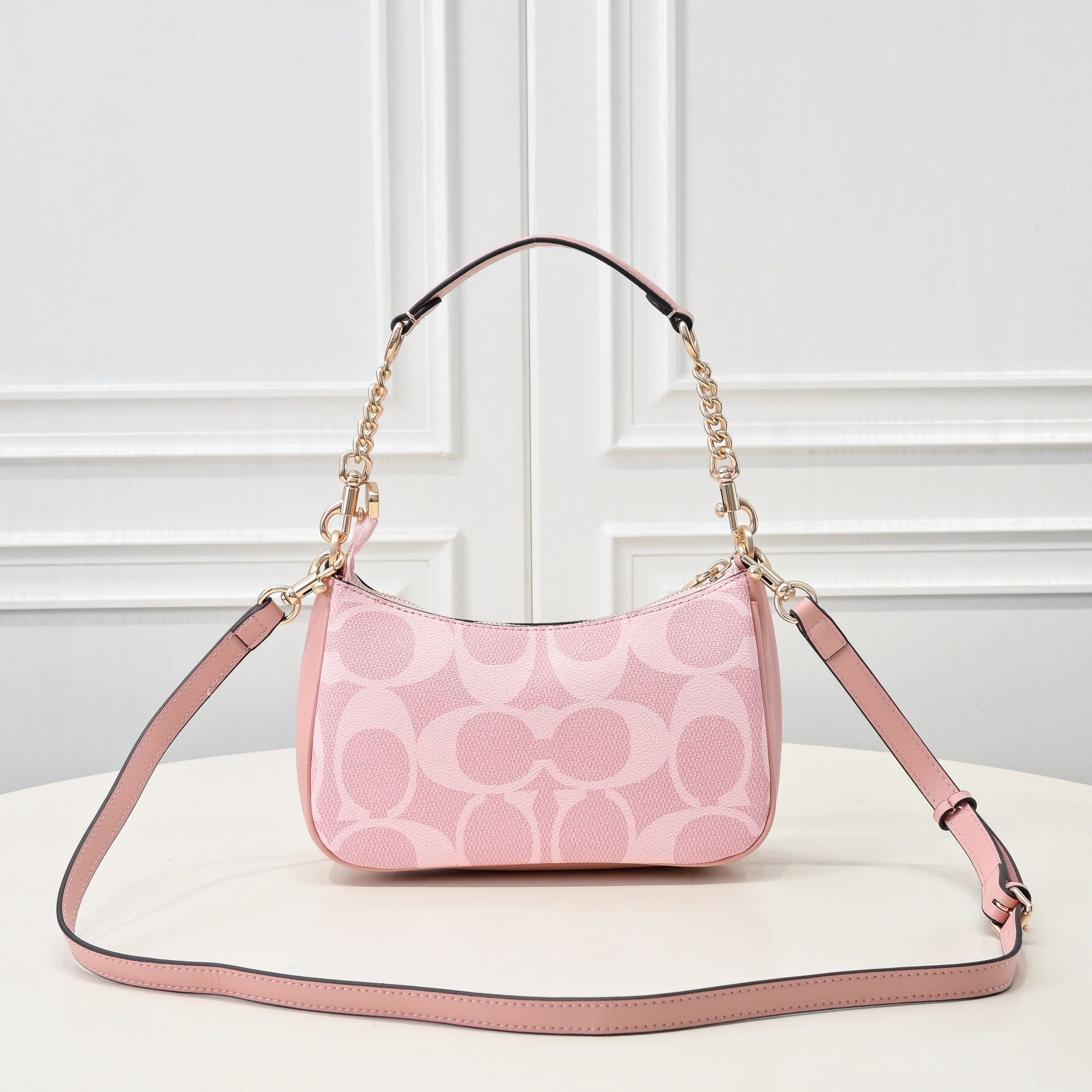 designer Emblem TERI shoulder bag drifter GIFT CHAIN NEW YORK designer bag handbag Capacity shoulder bag crossbody bag wallet bags for women luxury shoulder bag - 7 of 9