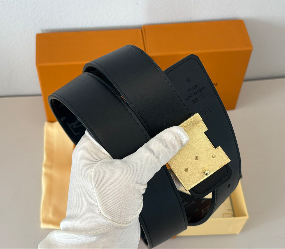 Luxury belt men designers for belts fashion business daily belt wholesale mens waistband womens metal letter buckle reversible with box - 5 of 8