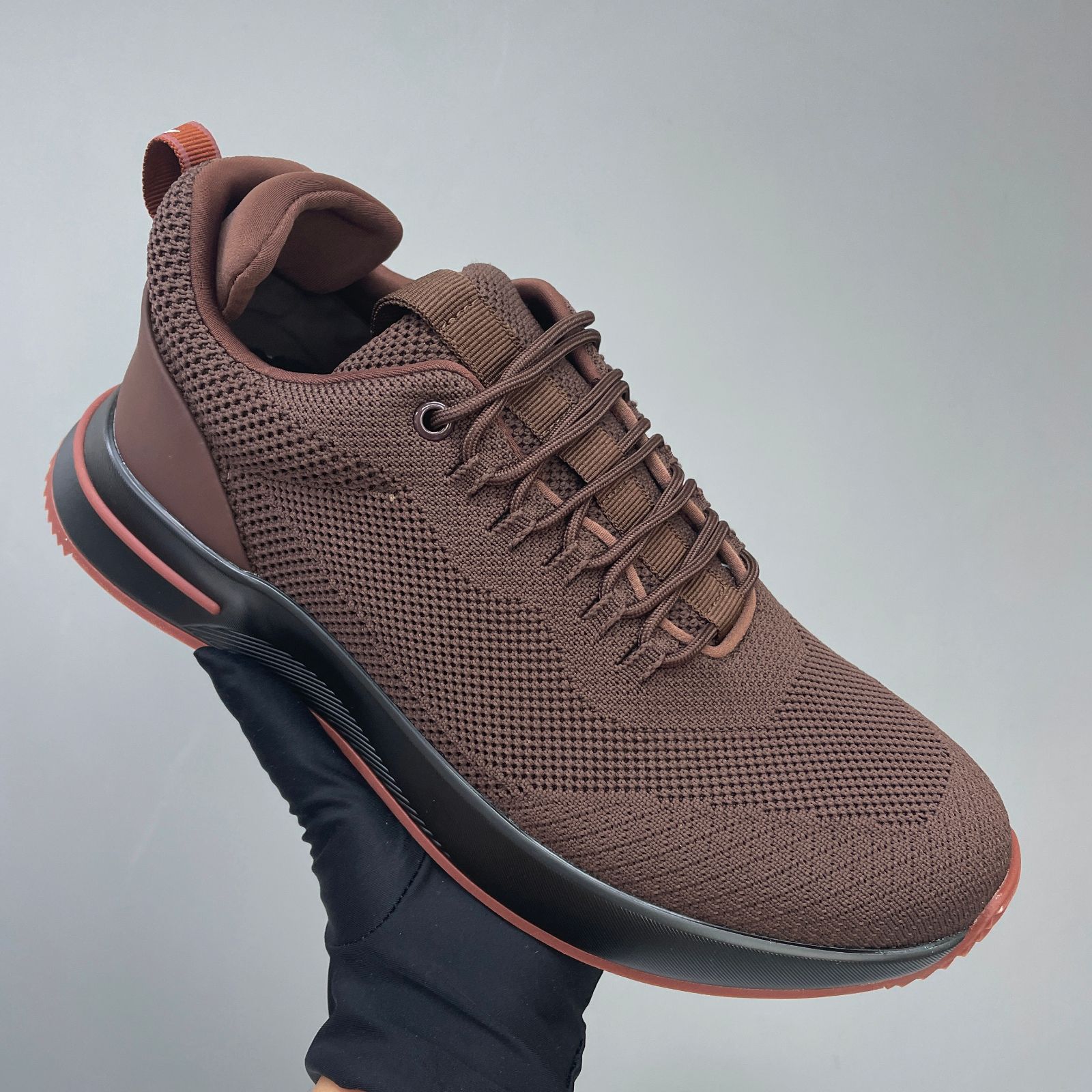 10A Men Luxury Knit Trainers 2026 Week End Walk Sneakers Mens Designer Storm System Technical Mesh Lace Up Cushion Sole Sport Shoes 1168 - 3 of 8