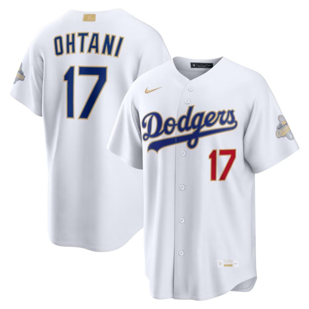 Men's Women's Los Angeles Dodgers X KAWS Shohei Ohtani White USA 250 Fourth Of July Stadium Jersey Custom Available S 6XL - 2 of 8