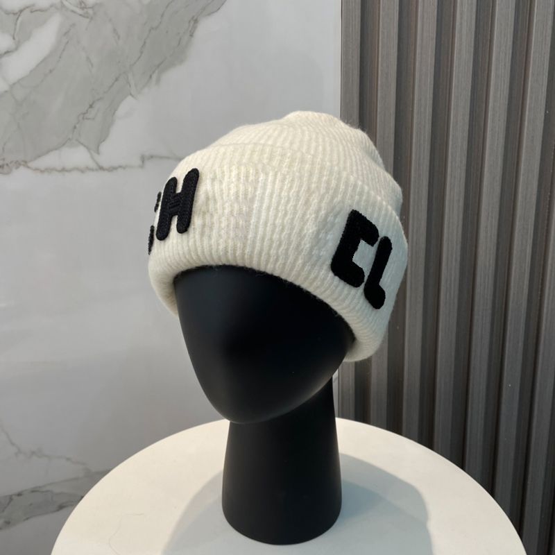 Womens Designer Beanies Winter Autumn Mens Wool Bonnet Luxury Warm Fitted Hats Double Letters Soft Cashmere Street Fashion Beanie Hats nice - 2 of 8