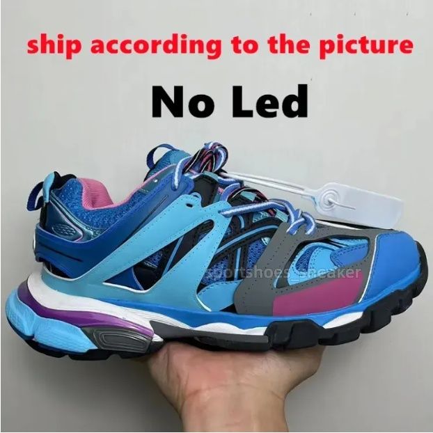 Designer Men Women Runner 7 7.0 Casual Shoes Track Led Sneaker Tracks 3 3.0 Platform Sneakers Luxury Paris Gomma Leather Trainer Extraordinary Mens Trainers Size 35-46 - 5 of 8