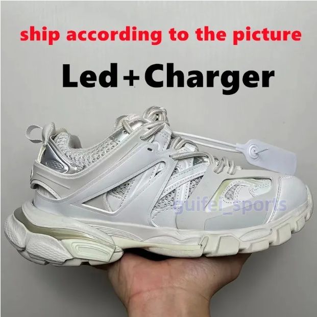 Desinger Casual Shoes Runner 7 7.0 Track Led Sneaker Tracks 3 3.0 Platform Sneakers Luxury Paris Gomma Leather Trainer Extraordinary Runners Mens Trainers 35-46 - 2 of 7