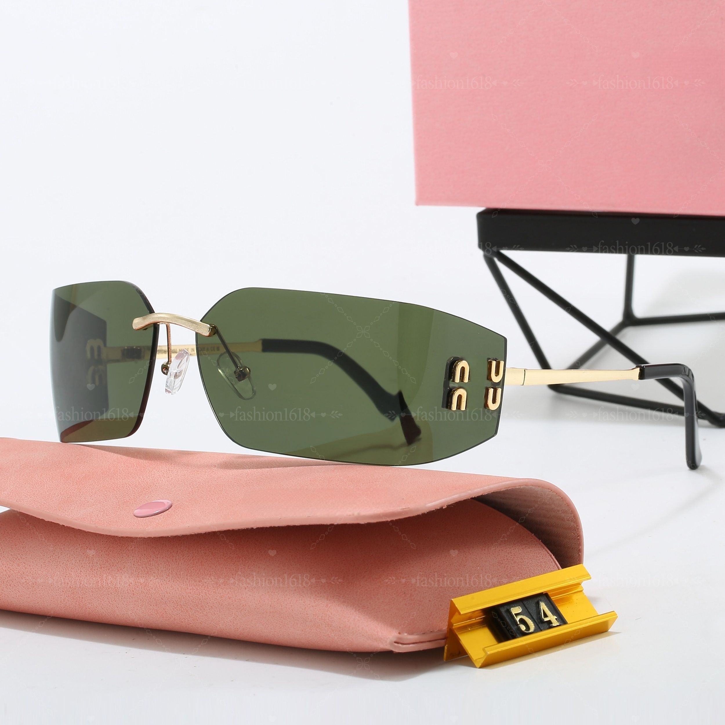 YQ Designer sunglasses women for luxury sunglasses classic glasses design curved Lenses shades travel outdoor with box - 4 of 6