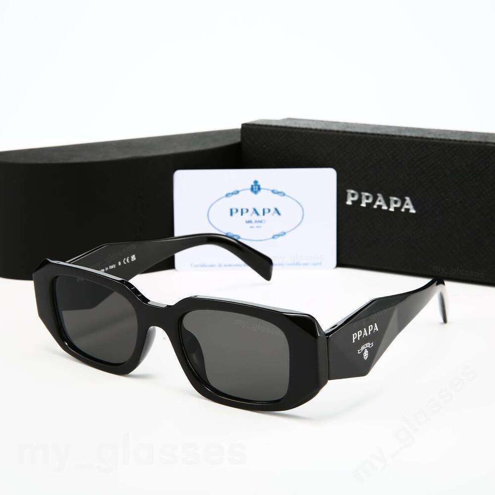 Luxury Designer Sunglasses Symbole Triangular Signature Angular Frame UV400 Protection Anti Glare Eyewear for Men Women Fashion PR17WS Sun Glasses with Box - 3 of 9