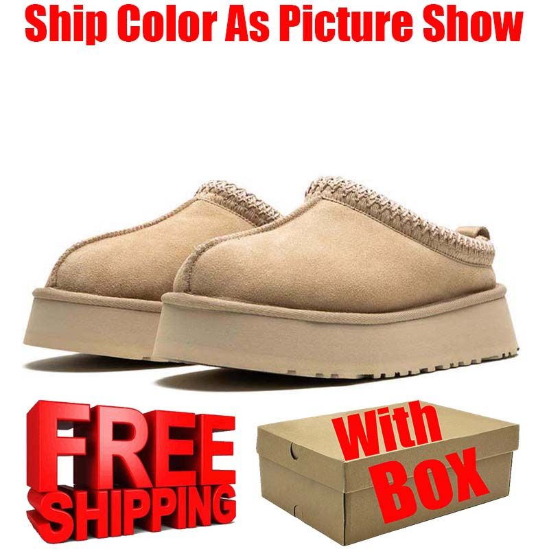 Designer With Box uggswoman boots uggsman ugglowmel uggtasman ugggoldenstar goldenstar evelina clogs slippers mens womens sneakers tasman lowmels tazz Shoes - 7 of 9