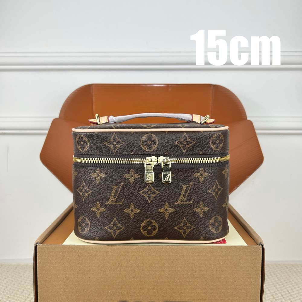 Designer Bag louis vuttione bag sac de luxe Nice nano vintage makeup bag shoulder bag Makeup Bag Luxury Cosmetic bag designer Women's Handbag Purse lvs bag designer - 8 of 8
