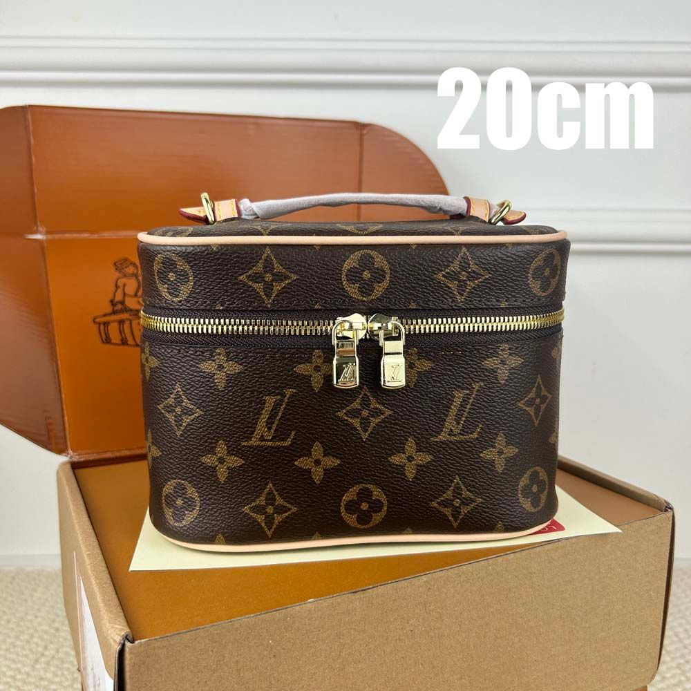 Designer Bag louis vuttione bag sac de luxe Nice nano vintage makeup bag shoulder bag Makeup Bag Luxury Cosmetic bag designer Women's Handbag Purse lvs bag designer - 7 of 8