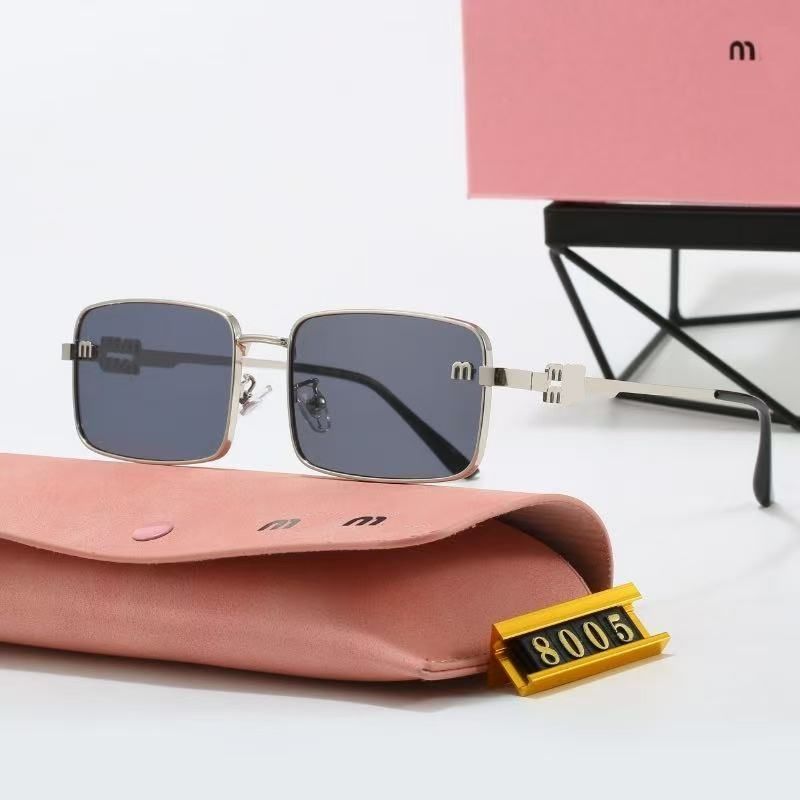 MU Designer sunglasses for women men Oval Metal Fashion Outdoor Eternal Classic Style Eyewear Multi-style full-frame spectacles - 2 of 5