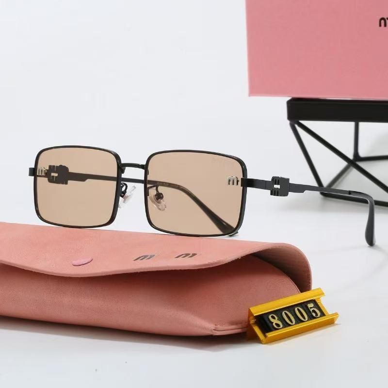 MU Designer sunglasses for women men Oval Metal Fashion Outdoor Eternal Classic Style Eyewear Multi-style full-frame spectacles - 5 of 5