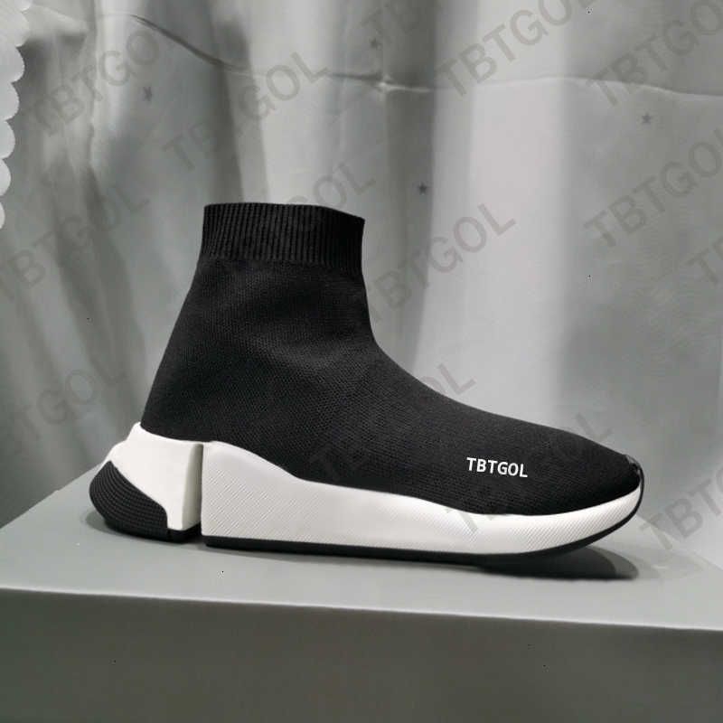 26S Hot Knit Sock Platform Sneakers Casual Sports Trainers 1.0 2.0 3.0 Lace-up Boots Luxury Unisex Glitter Runners Graffiti Outdoor Walking Shoes NO017 - 6 of 8