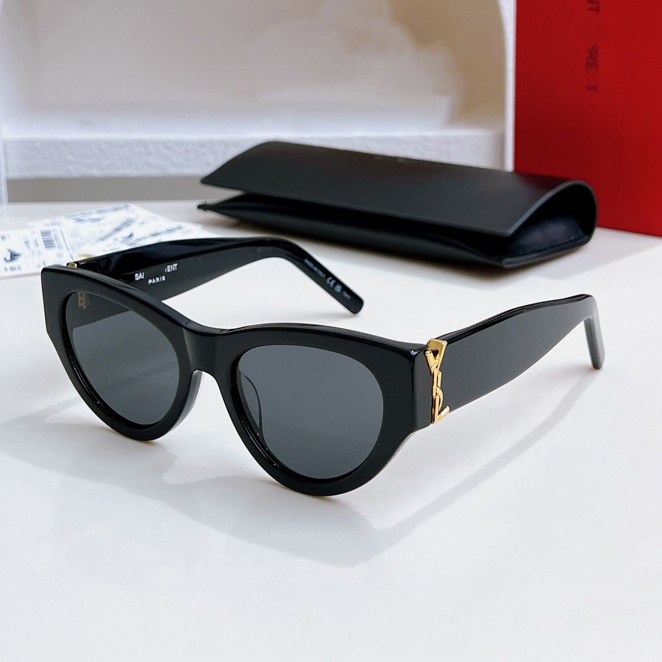 designer sunglasses M94 Luxury For Womens Mens Fashion Oval frame Metal Goggles Designer Sunglasses Protect eyes Anti-UV400 gift - 2 of 7