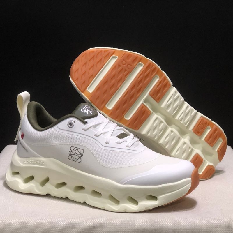 On Cloudtilt Hi 2 Running Shoes for Men Women Cushion Wave Hollow Thick Sole Sneakers Lightweight Breathable Mesh Slip On Walking Shoes white blue pink - 4 of 8