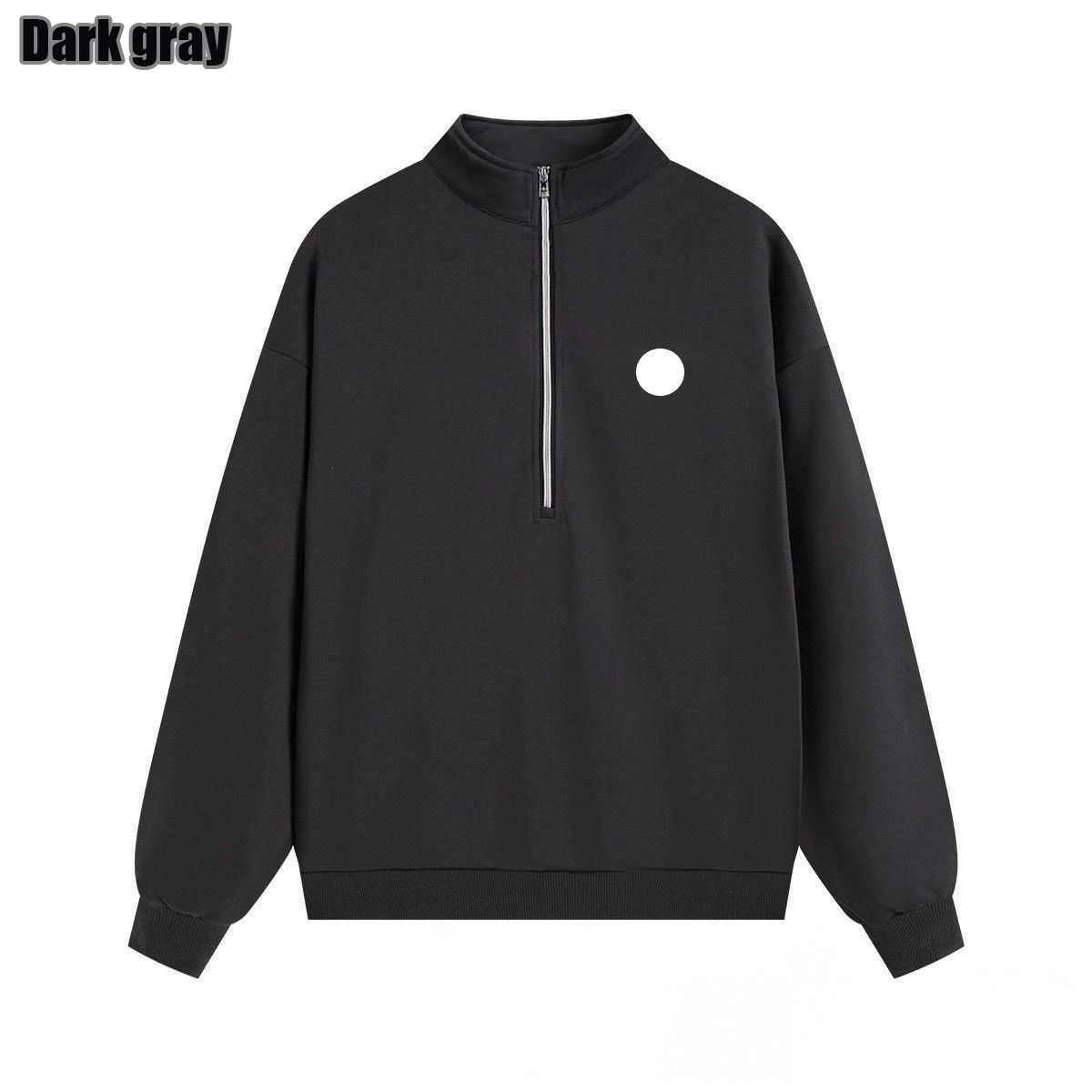 Mens Womens Yoga Outfit Hoodie Sweatshirt Round Neck Pullover Gym Women Men 1/4 Zip Relaxed-fit Sport - 5 of 8