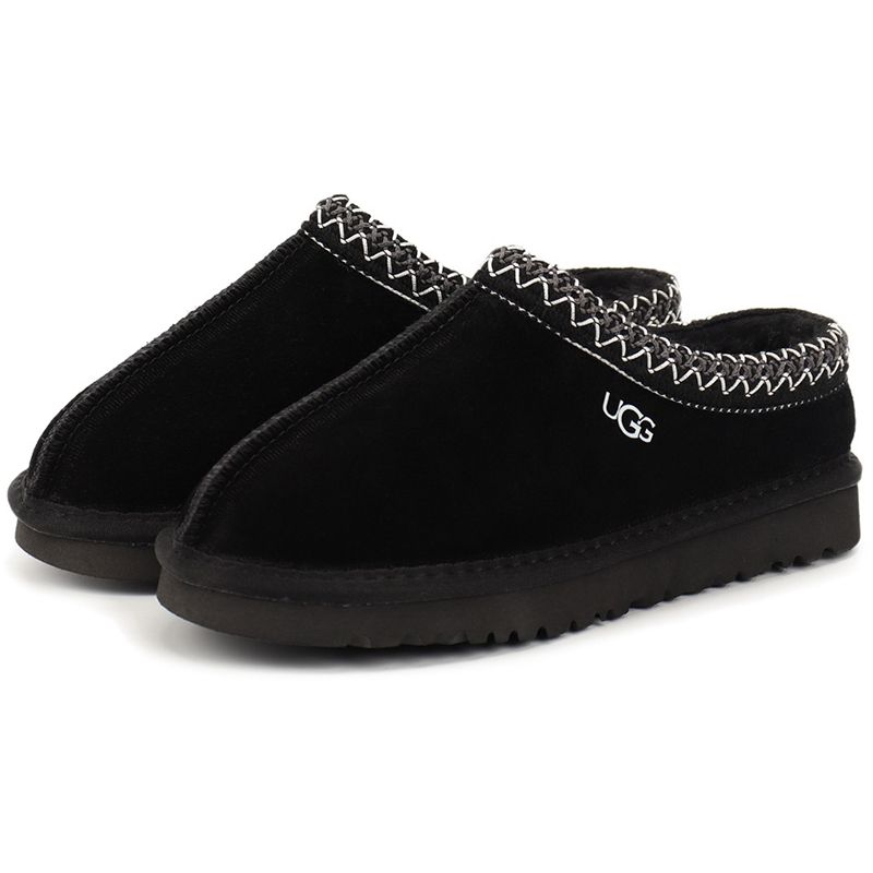 UGG Women's Tasman Slippers Tribal Whipstitch Trim Suede Shearling Lined Slip On Indoor Outdoor Winter Mule Slides Multiple colors - 7 of 8