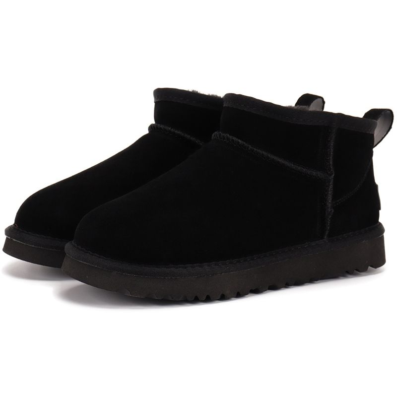 UGG Women's Classic Ultra Mini Snow Boots Suede Shearling Lined Flat Sole Anti-slip Warm Winter Ankle Boots Multiple colors - 6 of 8