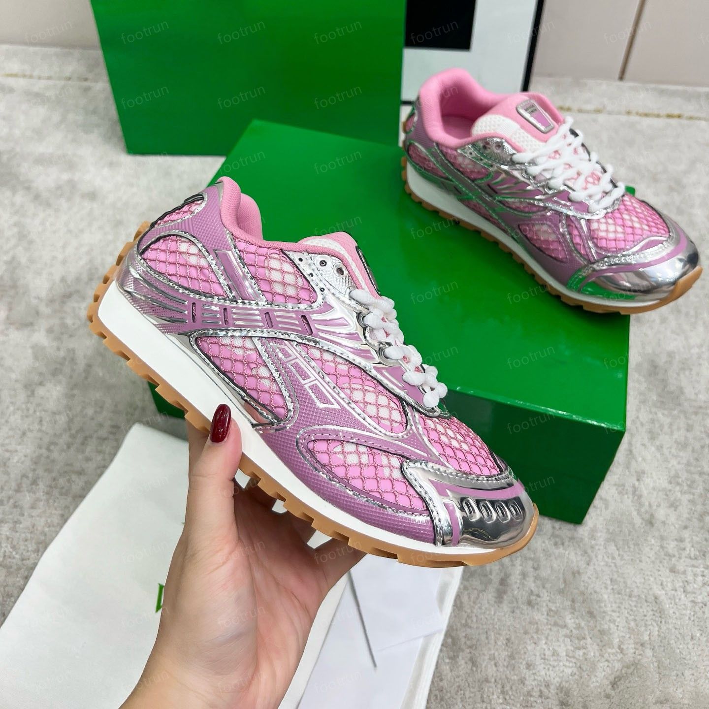 Designer Orbit Sneaker Men Women Casual Running Shoes Flash Mary Jane Runner Sneakers Trainers In Lightweight Technical Mesh Men Women Shoe Size 35-47 - 5 of 9