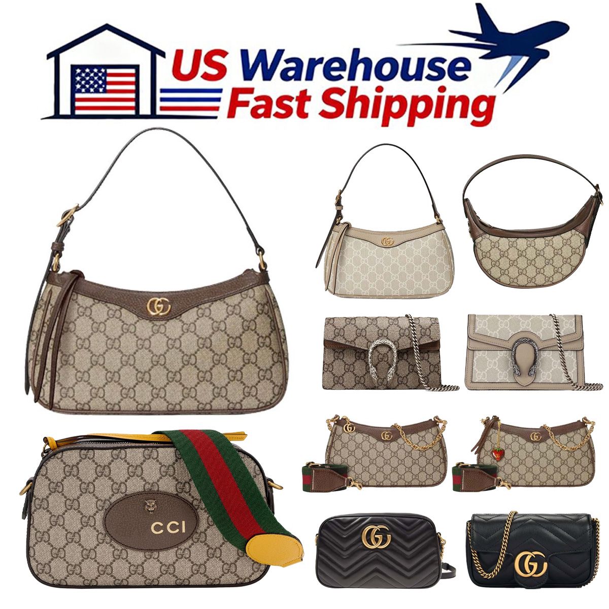 Designer Bag 2026 Luxury Bag Shoulder Bag Vintage Brown Underarm Bag Tiger Head Bun Camera Bag High Quality Leather Hobo bag Fashiona Messenger Purse Fast Delivery - 2 of 9