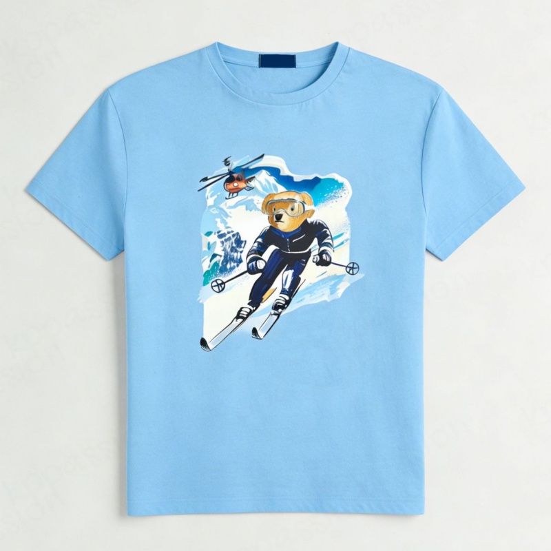 Woman Designer Bear Tshirt Spring Summer Women Cotton Tshirts Breathable Tops Fashion Short Sleeves Clothes Luxury Round Neck Tops - 5 of 8