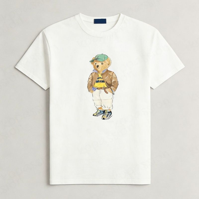 Woman Designer Bear Tshirt Spring Summer Women Cotton Tshirts Breathable Tops Fashion Short Sleeves Clothes Luxury Round Neck Tops - 6 of 8