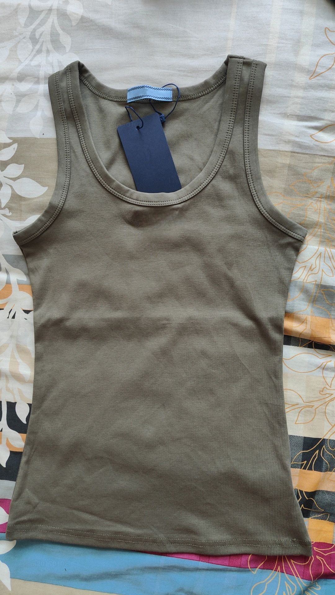 Designer tank top brands summer knitted women's t-shirt tops shirt high elasticity slim fit vest camis sexy sleeveless vest top braces tank - 7 of 8