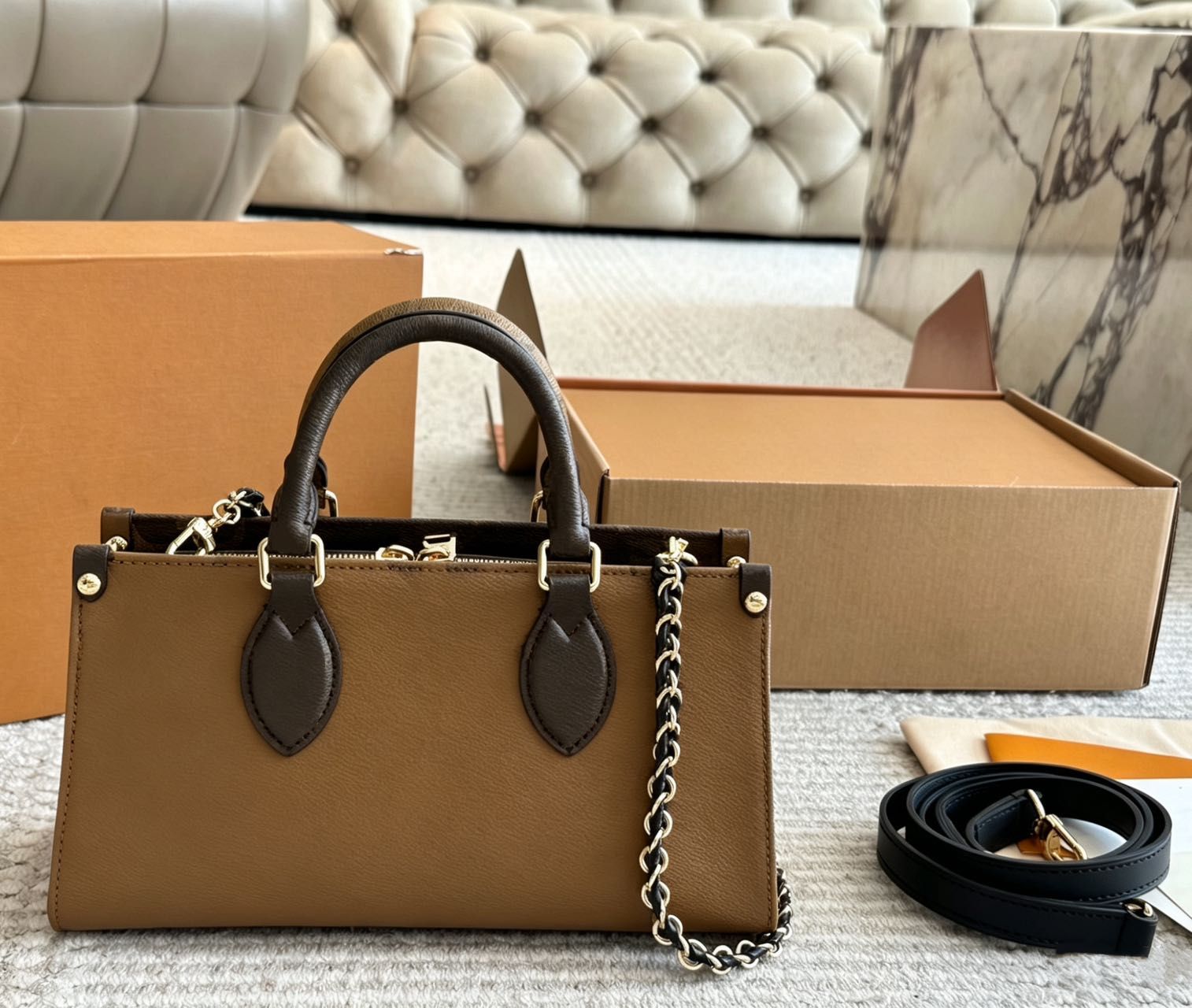 Vintage Designer Bags For Women Luxury Crossbody Handbags Totes Classic Metal Corner Shoulder Purses Retro Box Bag Fashion Messenger Bag With Box Womans Purse PRPU - 4 of 8