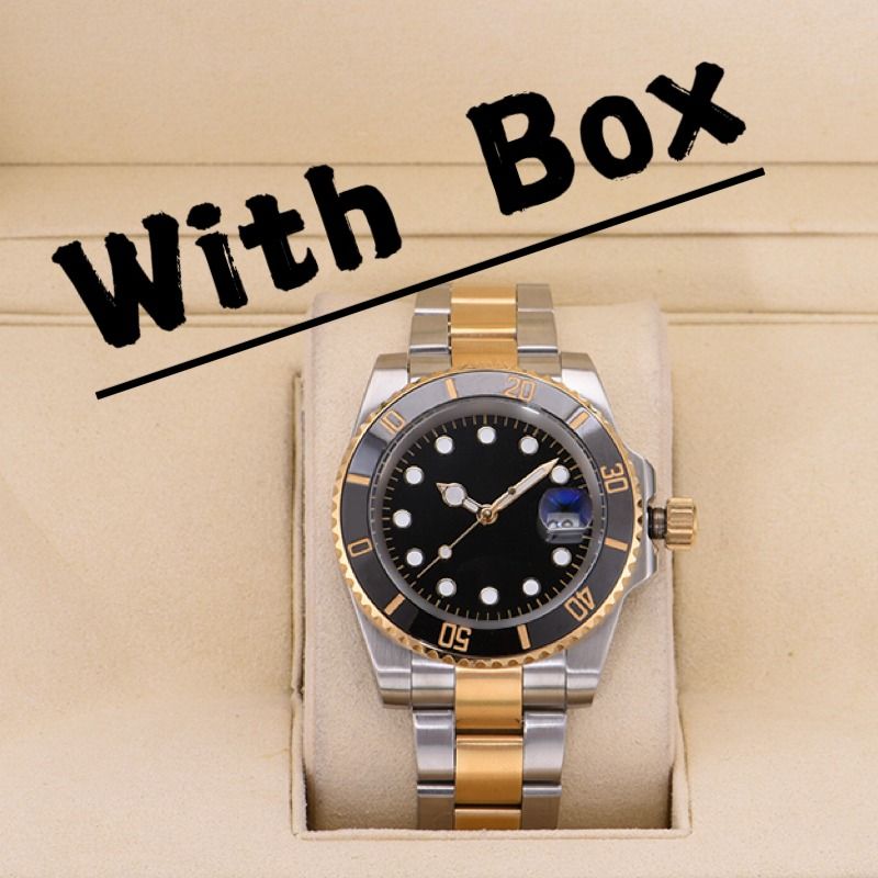U1 Luxury Mens/Womens Watches Automatic Mechanical 40mm Watch 904L Stainless Steel Blue Black Ceramic Sapphire glass luminous WristWatches montre de luxe - 1 of 8