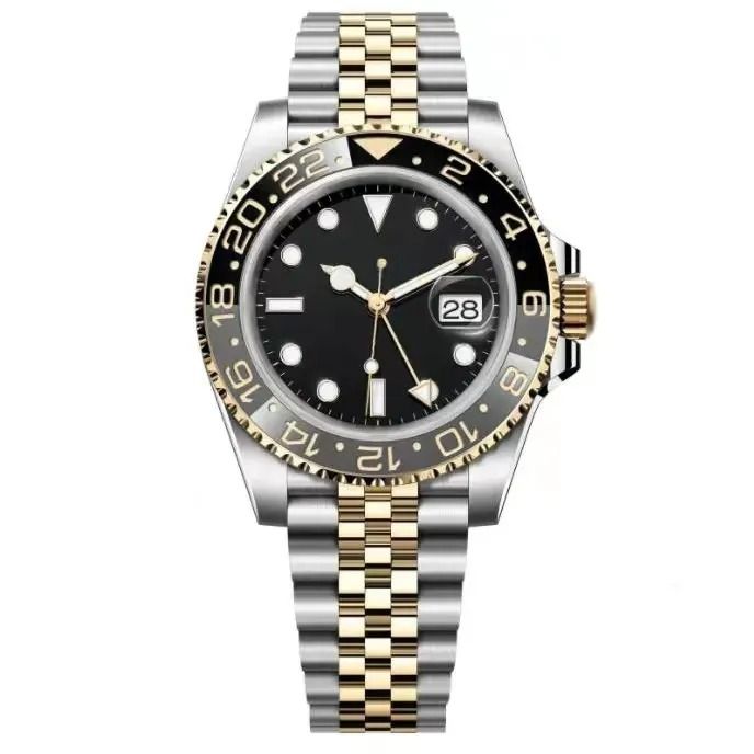 U1 Luxury Mens/Womens Watches Automatic Mechanical 40mm Watch 904L Stainless Steel Blue Black Ceramic Sapphire glass luminous WristWatches montre de luxe - 4 of 8