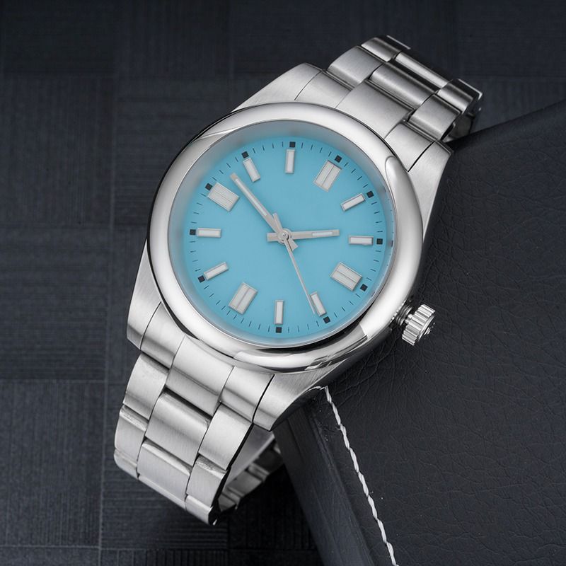 ZDR Mens Watches 40mm Automatic Mechanical Watch Full 904L Stainless Steel Blue Black Ceramic Sapphire Glass WristWatches Super luminous montre de luxe watch - 5 of 9