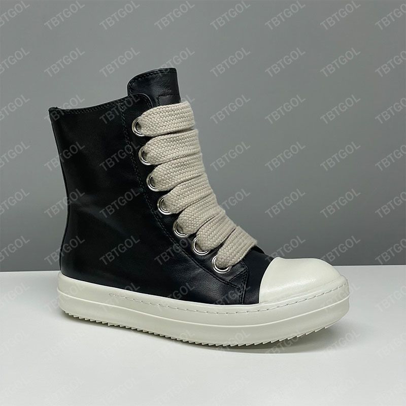 Large Size EU48 Free Shipping Jumbolace Shoes Designer Boots Men Women High Top Sneaker Canvas Casual Shoes Leather Ricklis Thick Rope Walking Shoes 1124 - 6 of 8