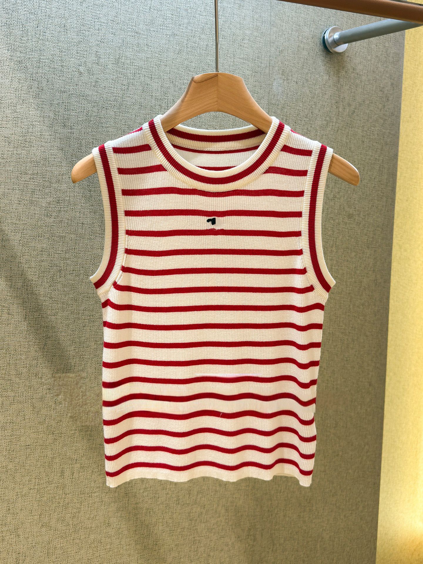 Women's T Shirts Women Tank Top Womens Designer Shirt Black White Strip Letter Summer Short Sleeve Ladies Clothing Size S-L Camis Tops Femme - 8 of 9