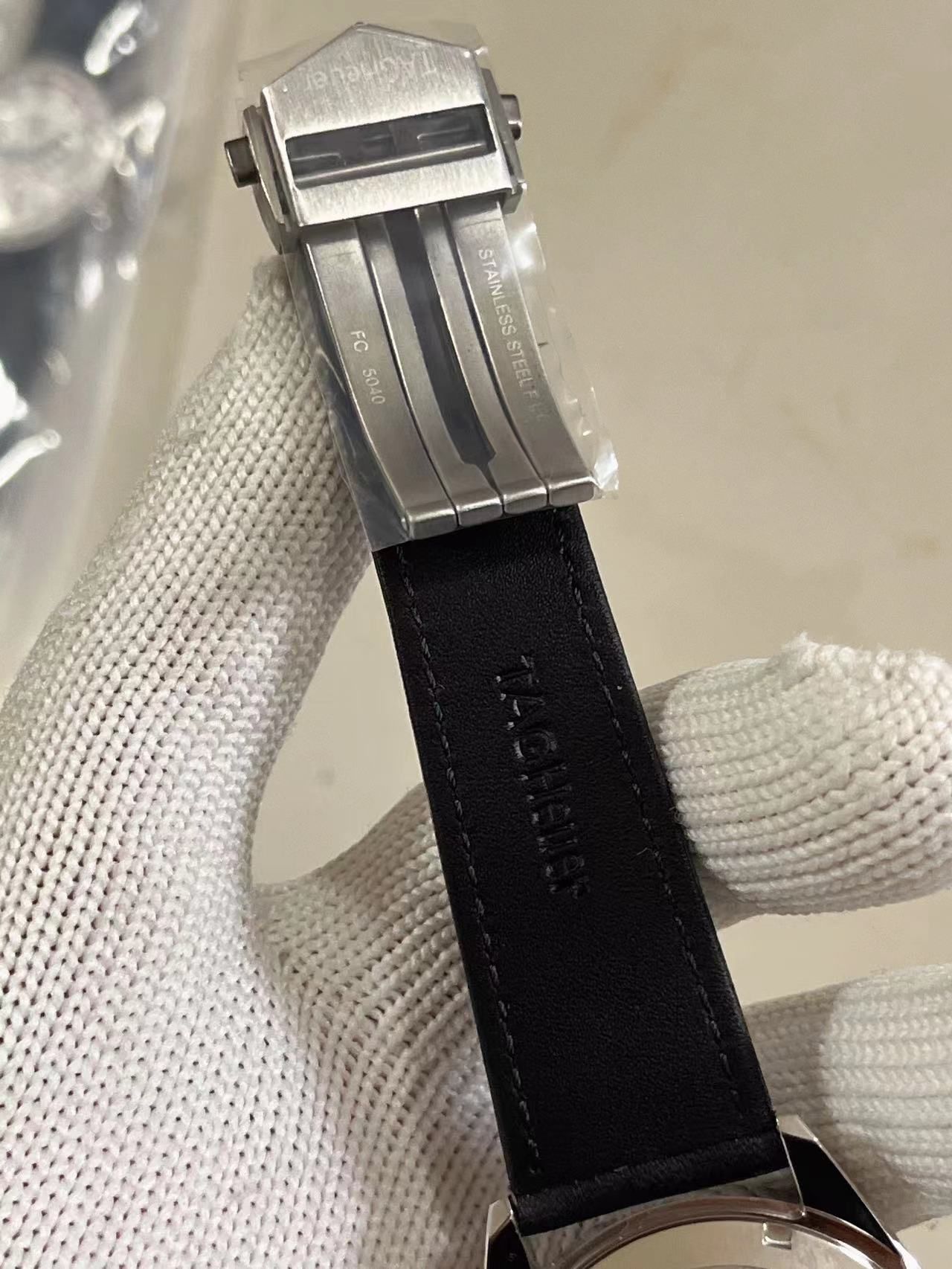 TAG Heuer CARRERA Chronosprint X Porsche Special Edition Men's Watch Stainless Steel Case Silver Case New Black Case - 8 of 8