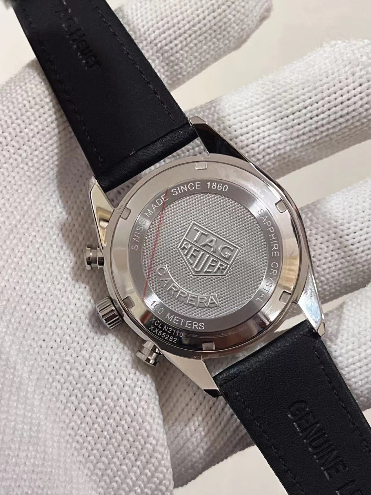 TAG Heuer CARRERA Chronosprint X Porsche Special Edition Men's Watch Stainless Steel Case Silver Case New Black Case - 4 of 8