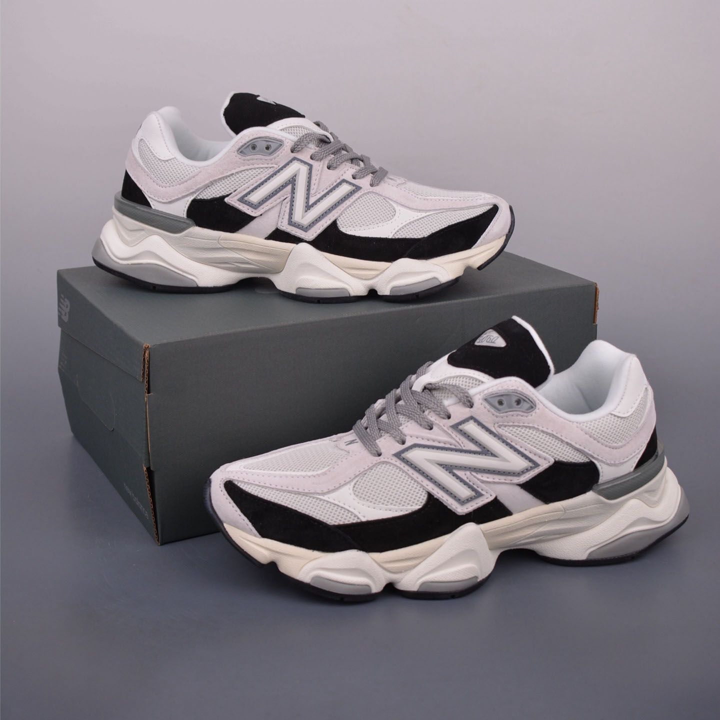 9060 Running Shoes Men Women Casual Designer Sneaker Mesh Black White Red Gold Ivory Beige Silver Pink Grey Multi Color Man Trainers Sports Sneakers Jogging Walking - 5 of 8