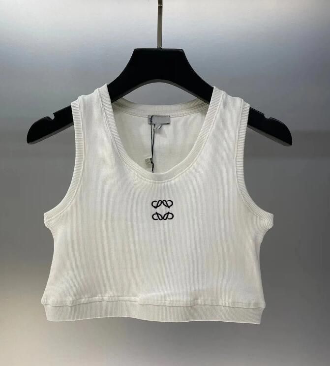 Designer Tank top Summer Women T Shirts Crop Top Sexy Off Shoulder Black Tank Casual Sleeveless Backless Shirt - 9 of 9