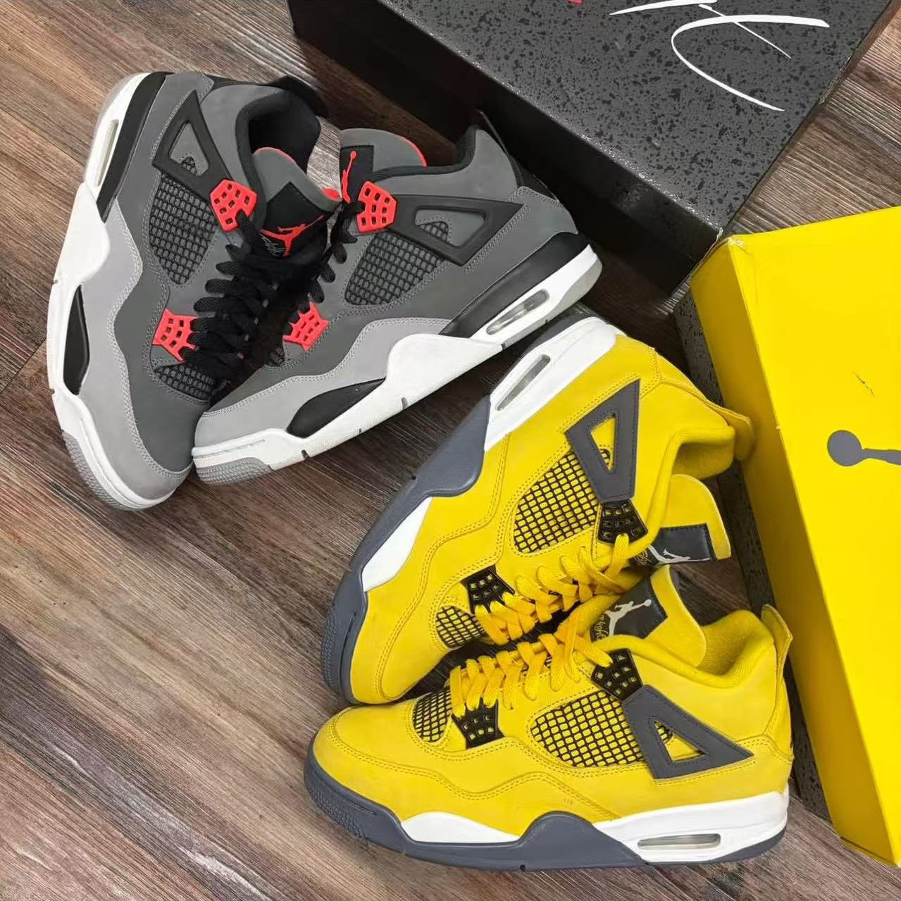 Designer 4s Basketball 4 Shoes For Men Women Black Cat Military Sail Thunder White Oreo Cool Grey Varsity Red Bred Sneakers Blue University Size 36-47 - 1 of 8