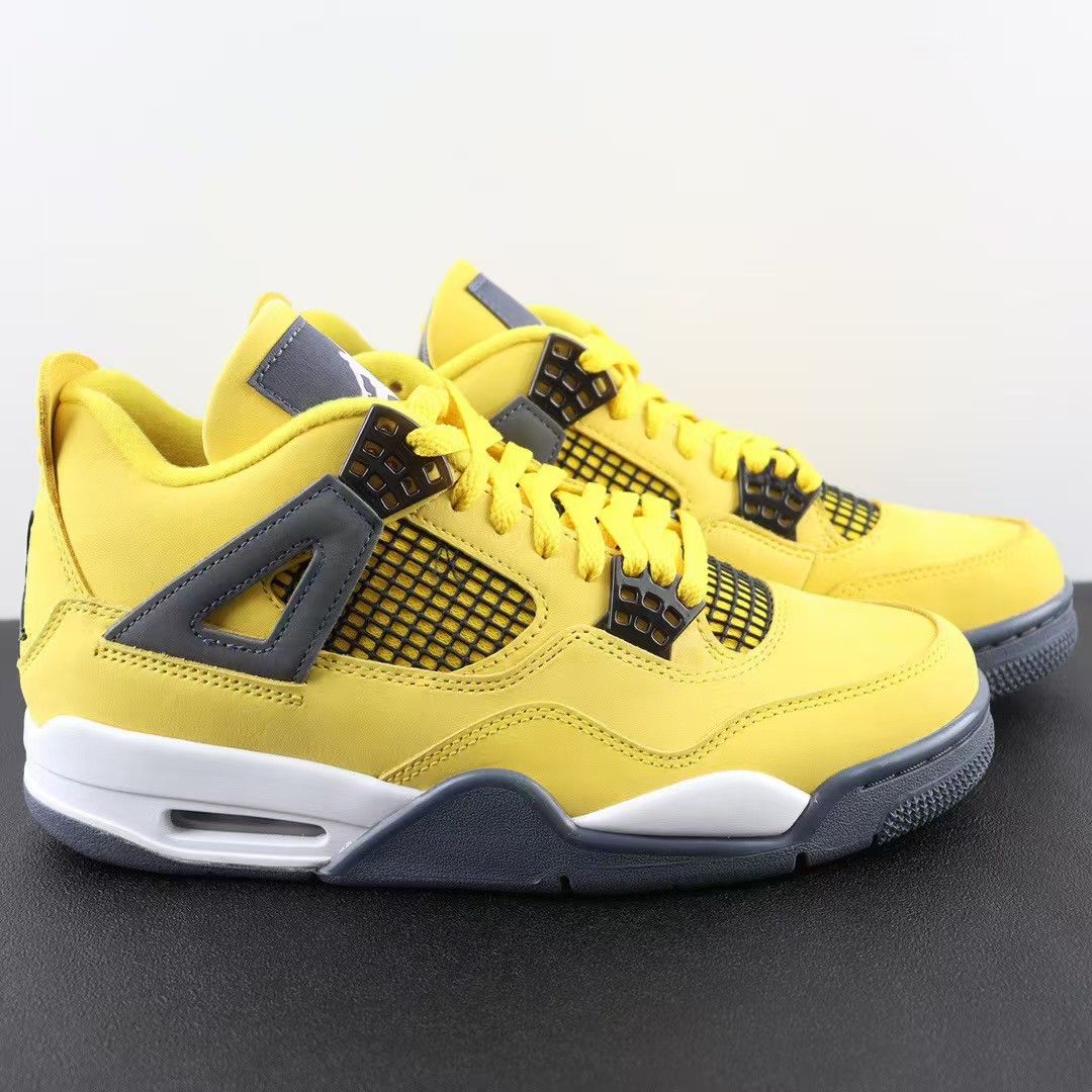 Designer 4s Basketball 4 Shoes For Men Women Black Cat Military Sail Thunder White Oreo Cool Grey Varsity Red Bred Sneakers Blue University Size 36-47 - 4 of 8